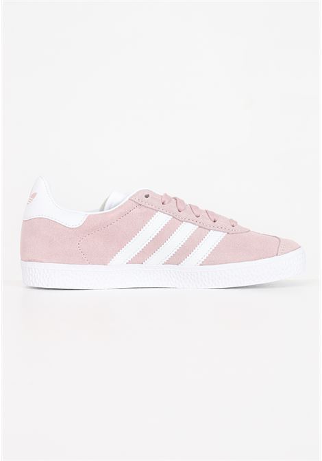 GAZELLE pink and white girls' sneakers ADIDAS ORIGINALS | BY9548.